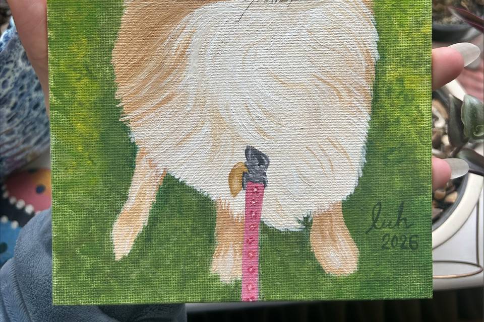 Small pet portrait- Minnie