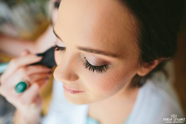 Natural bridal makeup