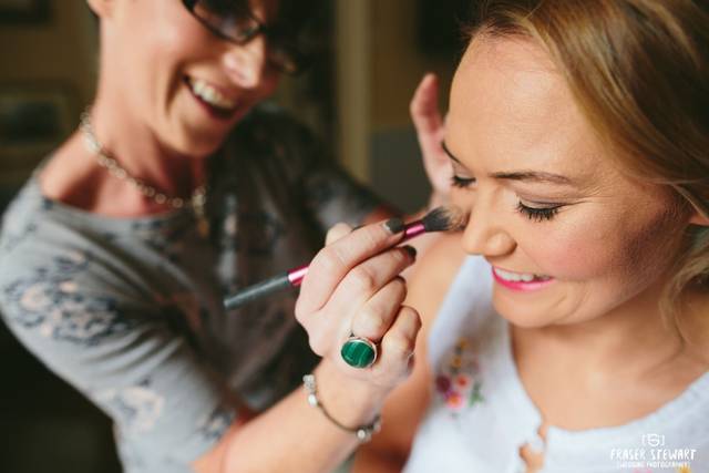 Natural wedding makeup