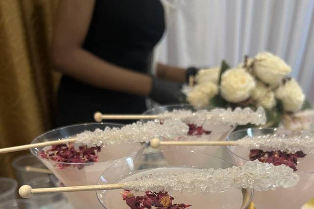 Signature drink Lychee martini