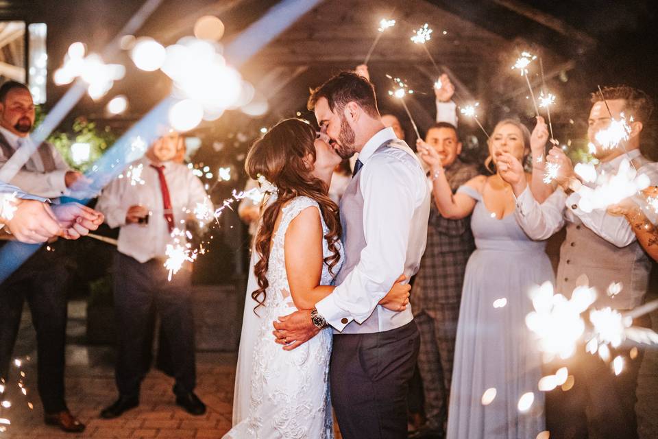 Sparkler shot