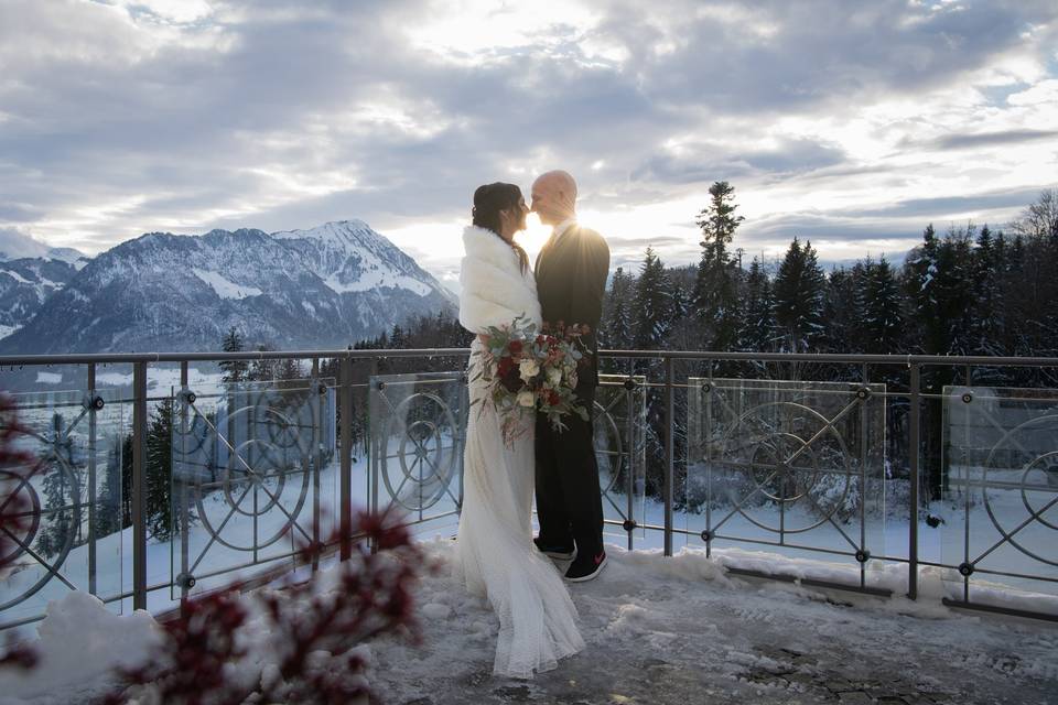 M and J Eloped to Switzerland