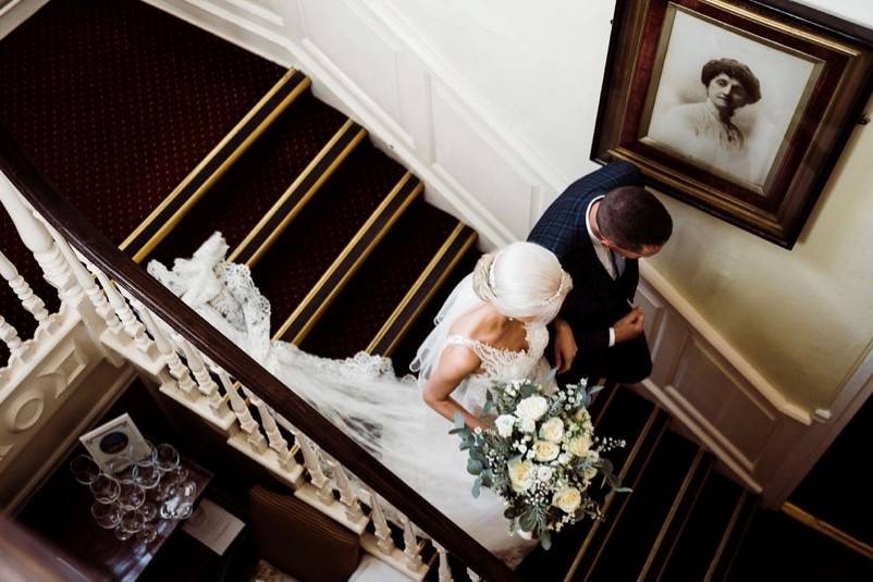 The Bedford Hotel staircase