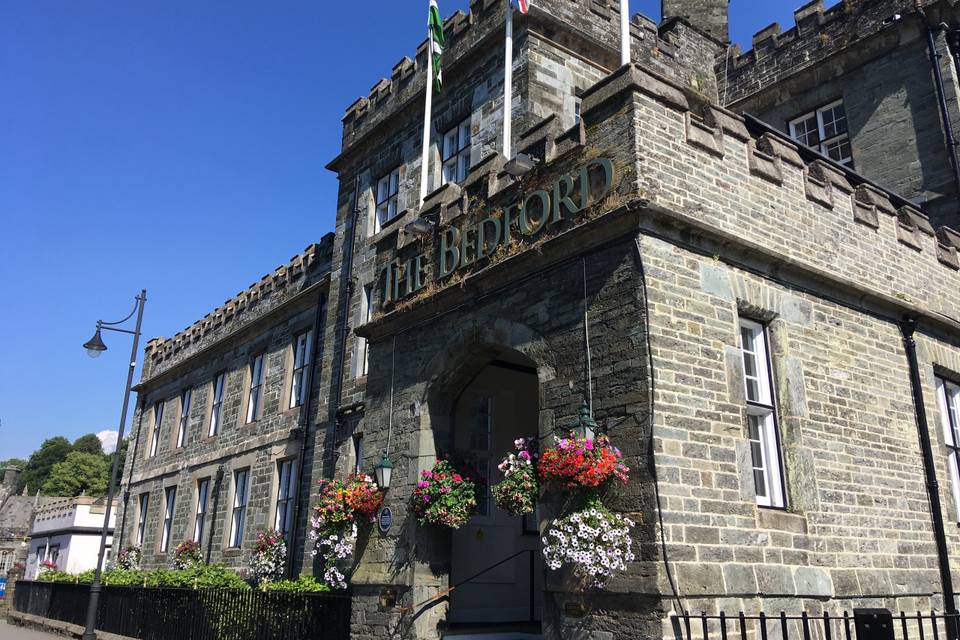 Hotel entrance