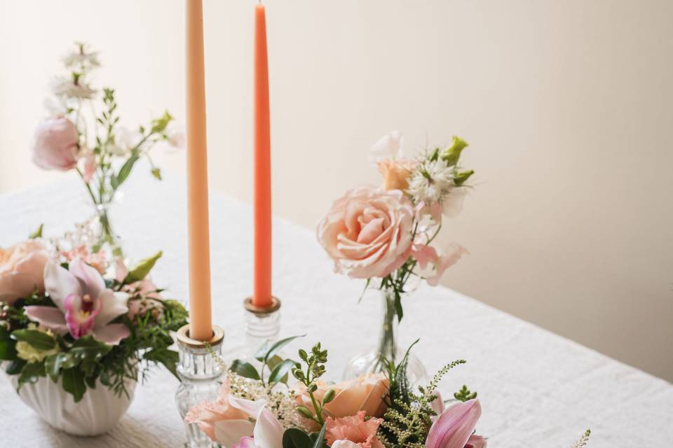 Spring table centrepiece