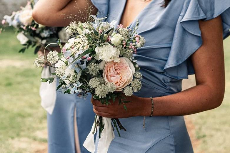 Summer bridesmaid bouquet