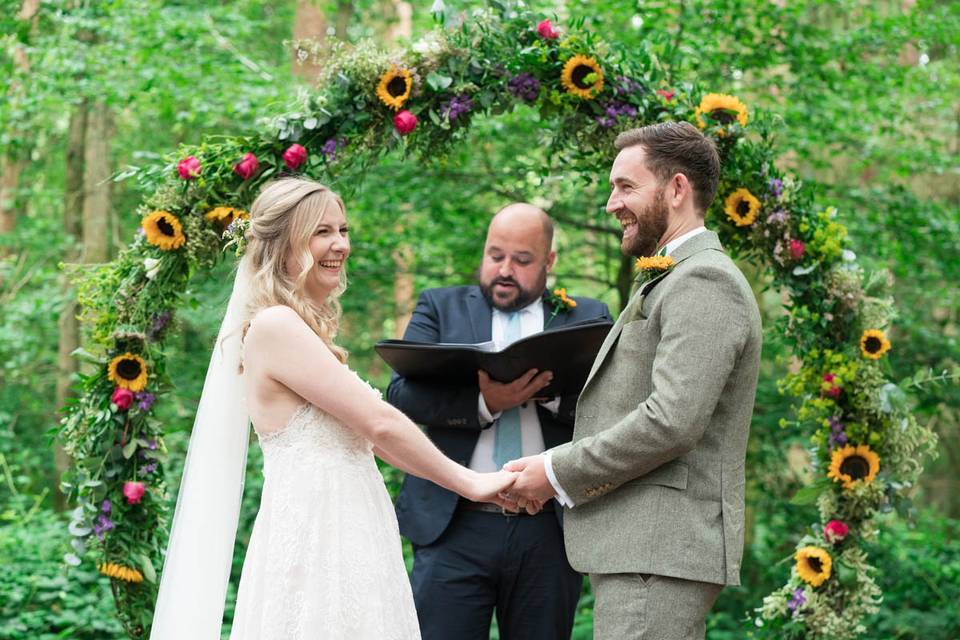 Woodland wedding