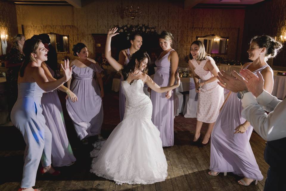 Bride on the dancefloor