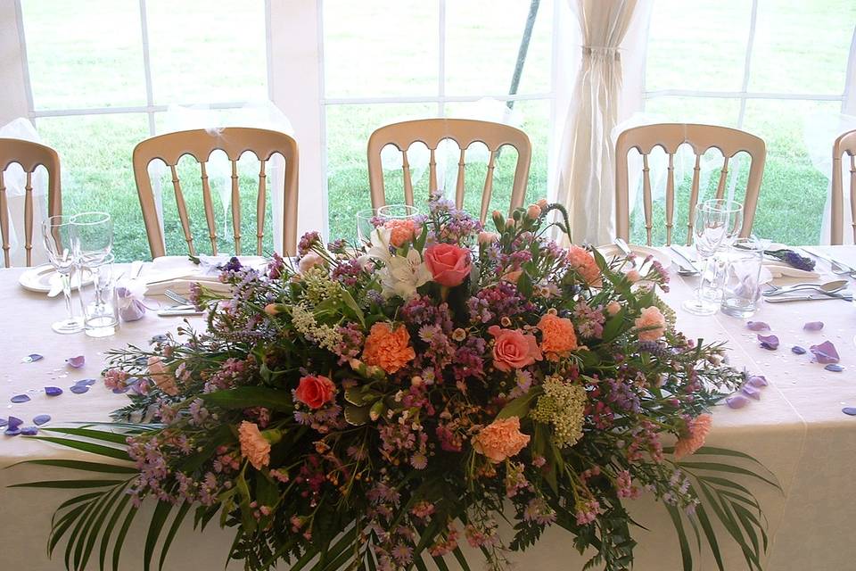 Top table flowers