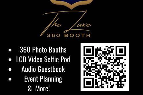 The luxe 360 photo booths