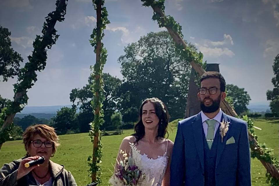 Festival style wedding