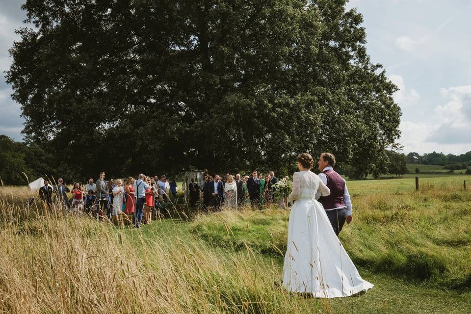 Walking down the 'aisle'