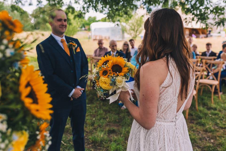 Sarah & Carl's boho wedding