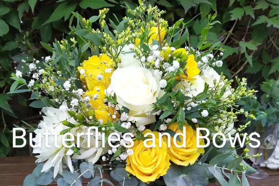 Yellow country bouquet