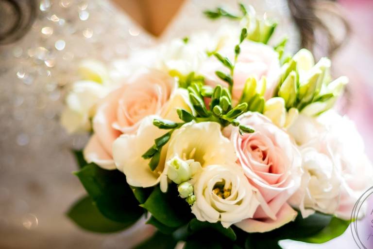 Country pale pink bouquet