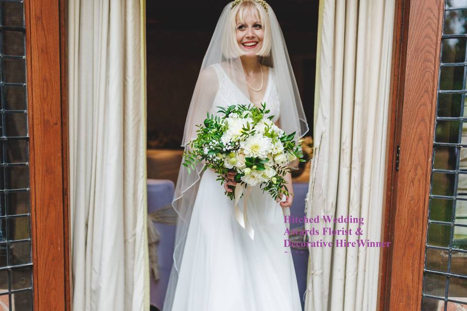 Countrystyle bride bouquet