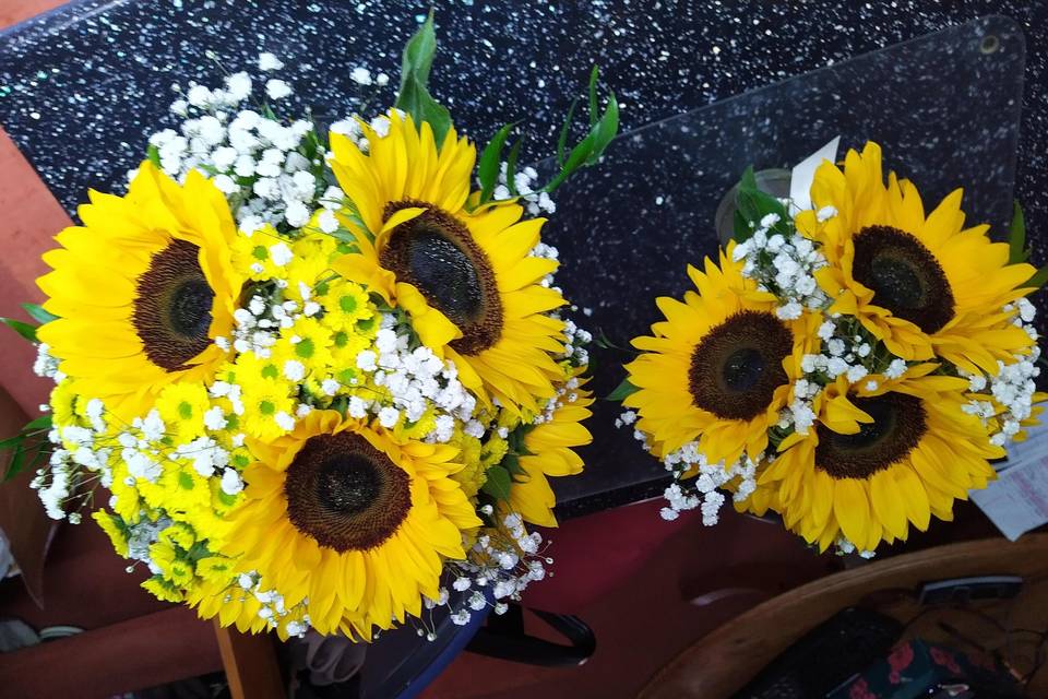 Sunflower bouquets