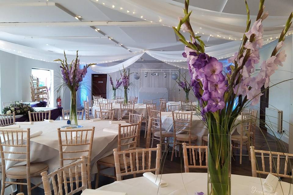 Lilac and purple vases