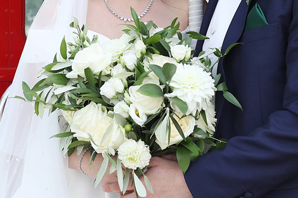 Countrystyle bride bouquet