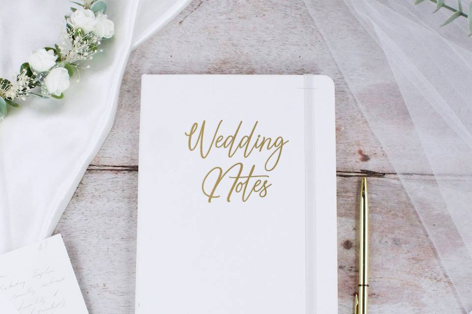 Wedding Notes Notebook