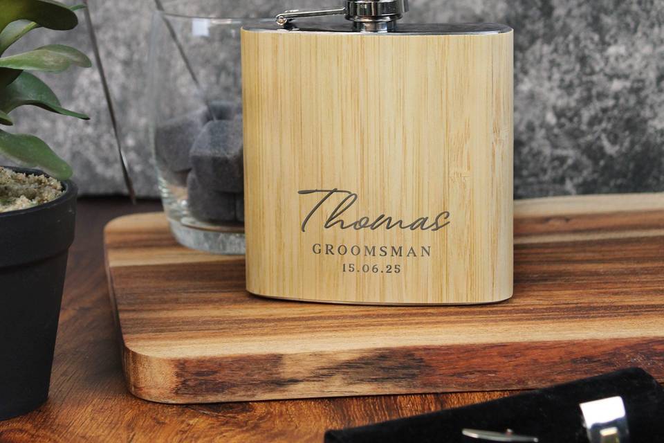 Groomsman Hip Flask