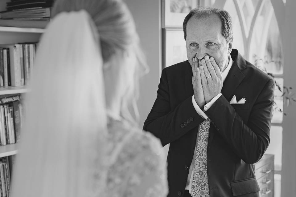 Father's first look
