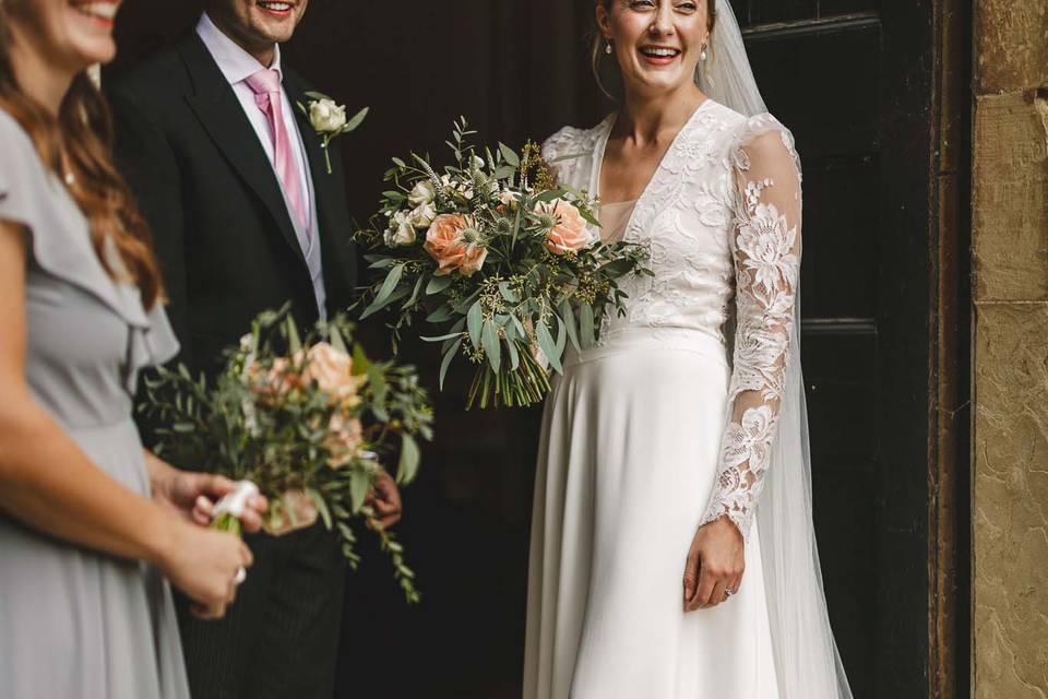 Just married joy