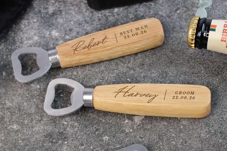 Groomsman Bottle Openers