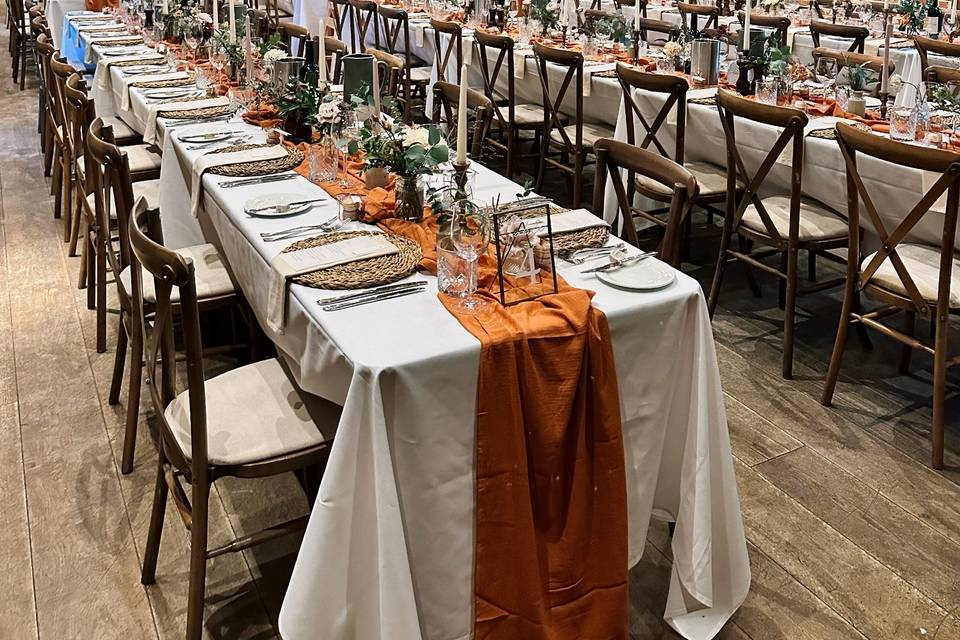 Autumnal Banquet Tables