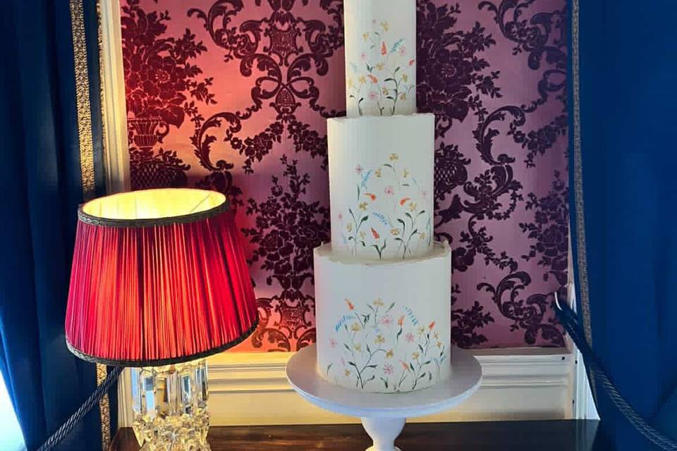 Hand painted on ganache