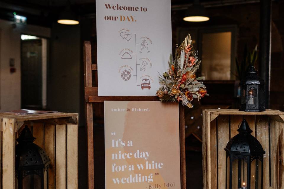 Bespoke Welcome signs