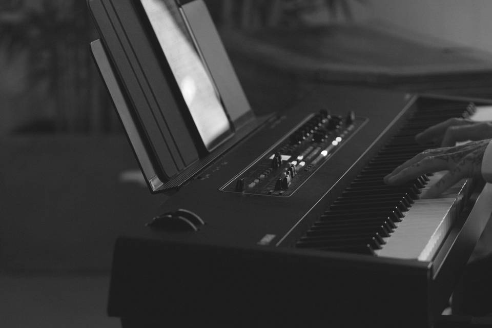 Playing piano