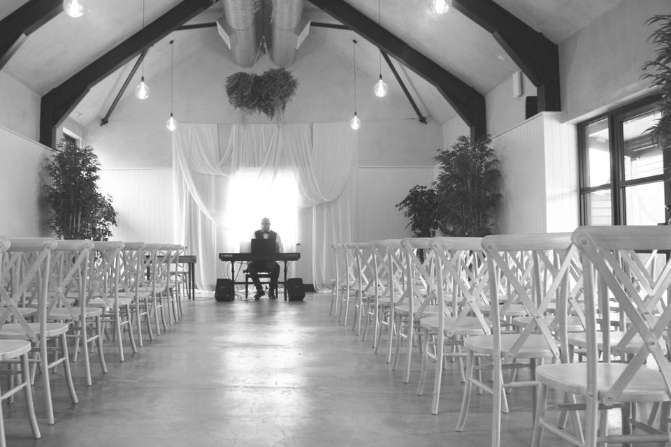 Before the entrance