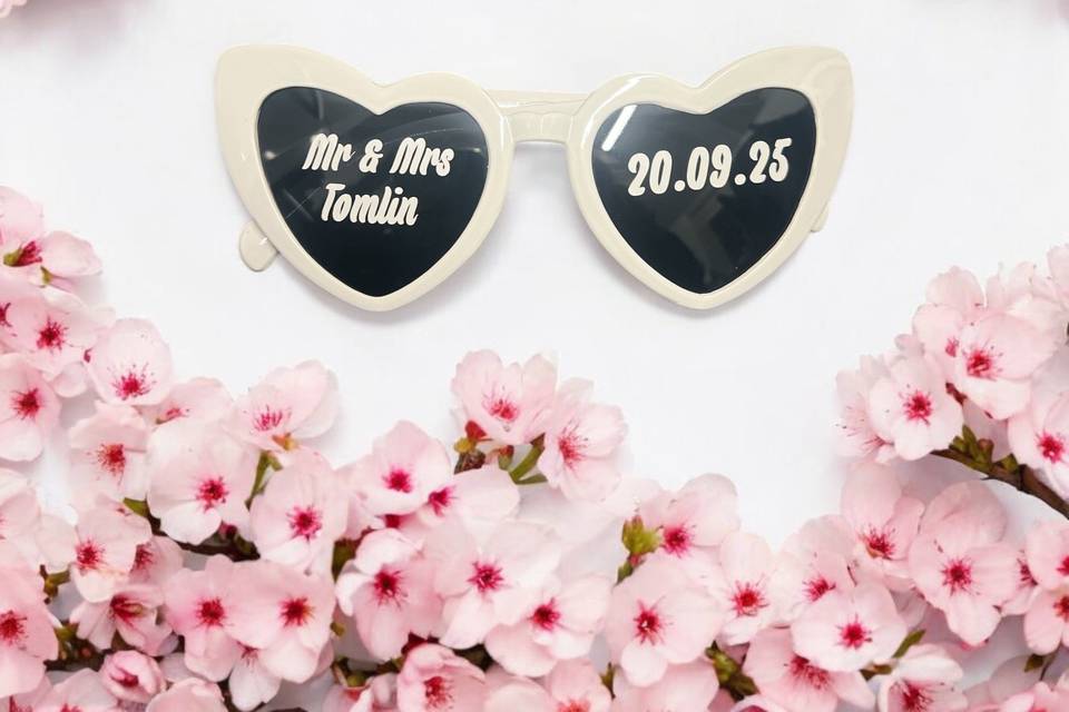 Mr and Mrs Tomblin sunglasses