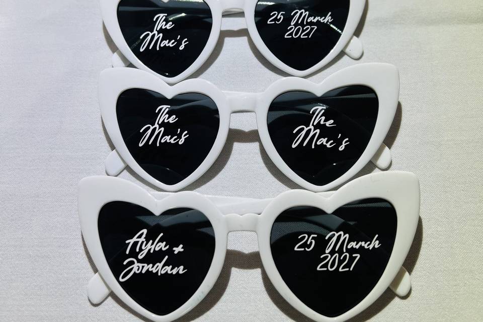 Personalised sunglasses