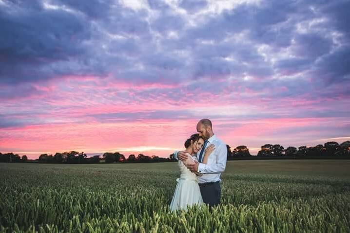 In the fields