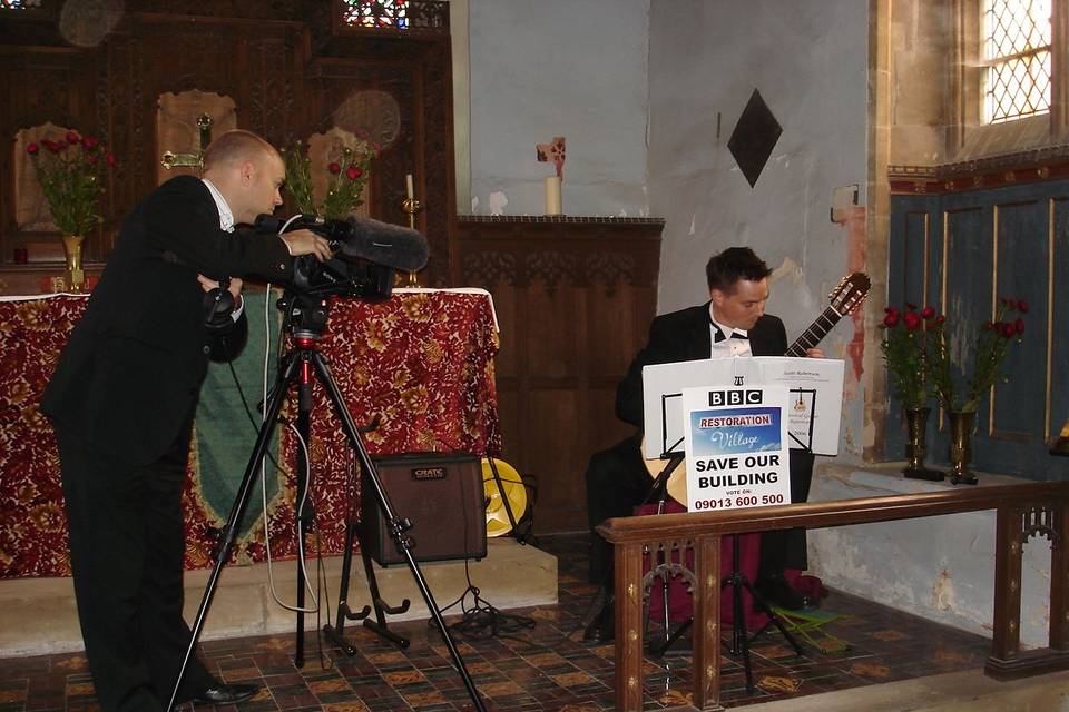 Filming for bbc restoration
