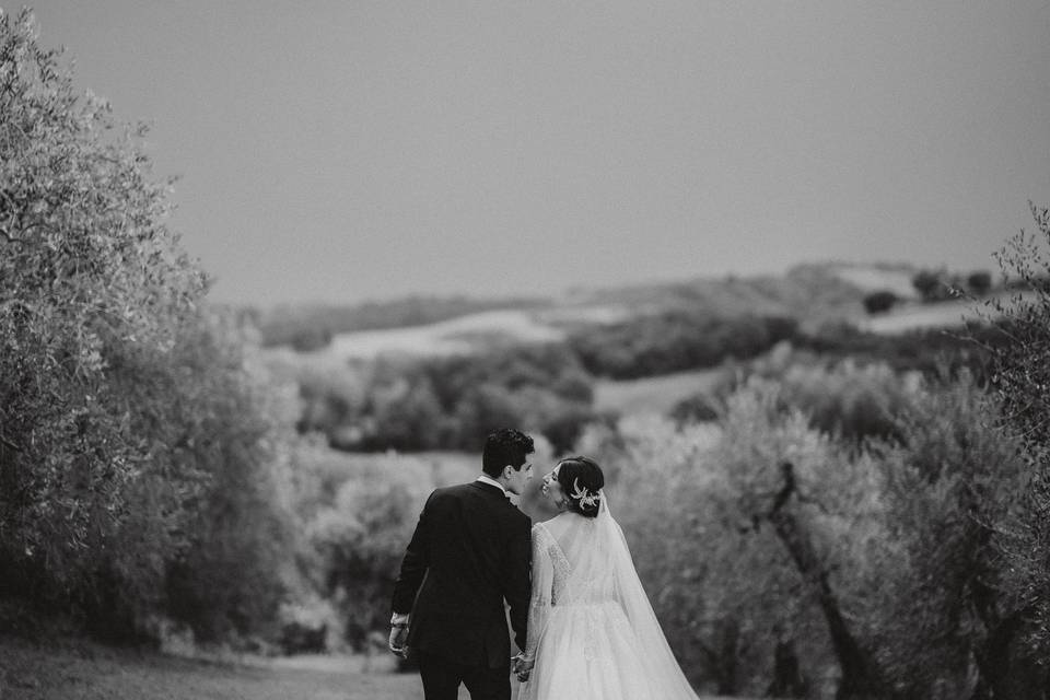 Destination wedding in tuscany