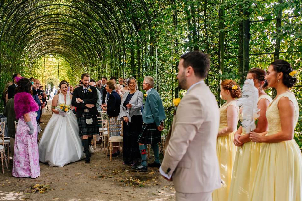 Alnwick Garden wedding