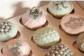 Vintage cupcake selection