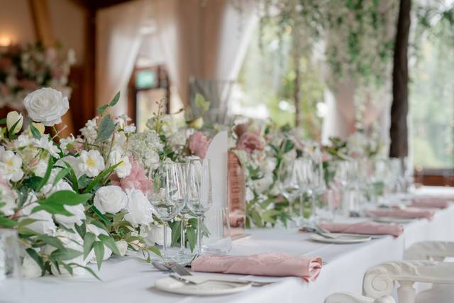 Table décor menu/placenames