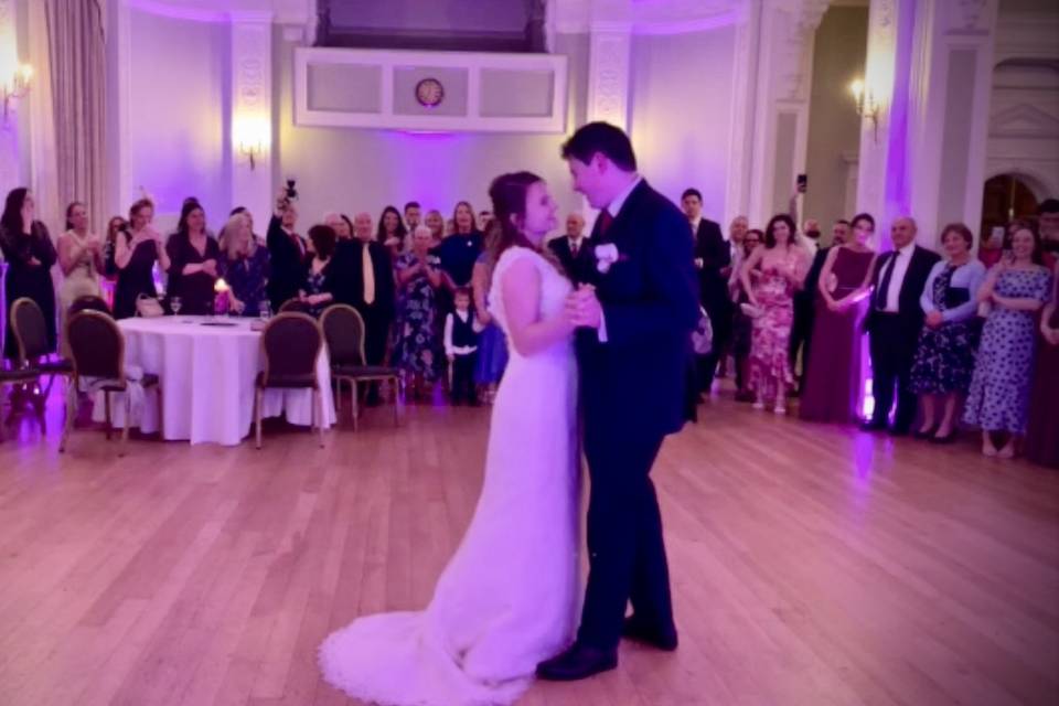 That first dance moment