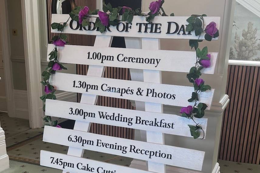 Order of the day