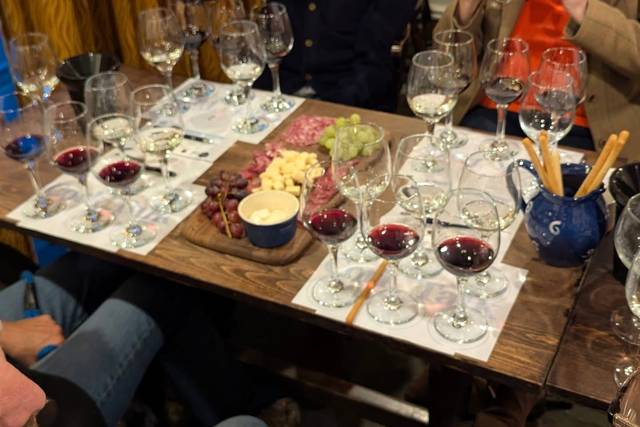 Guests Enjoy a Guided Tasting