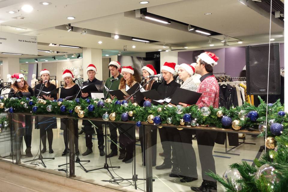 Selfridges at christmas