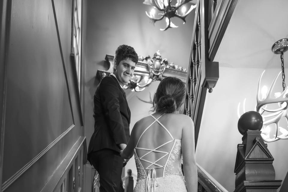 Couple On the stairs