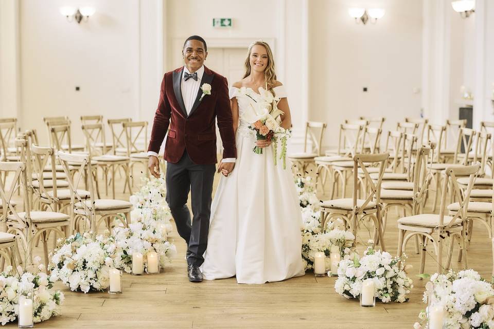 Circular Ceremony Setting