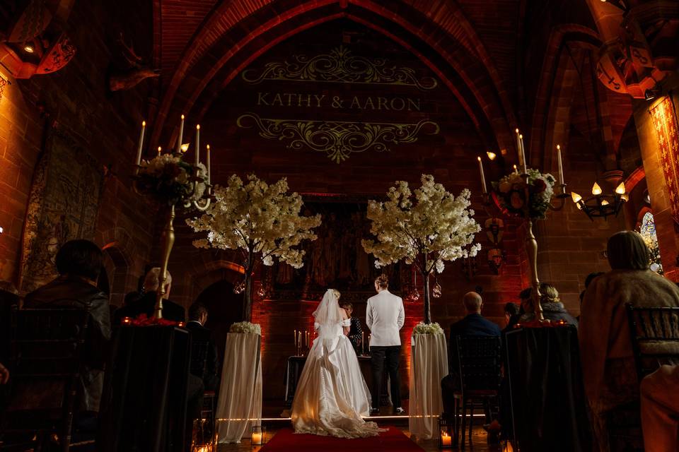 Blossoms & candelabras