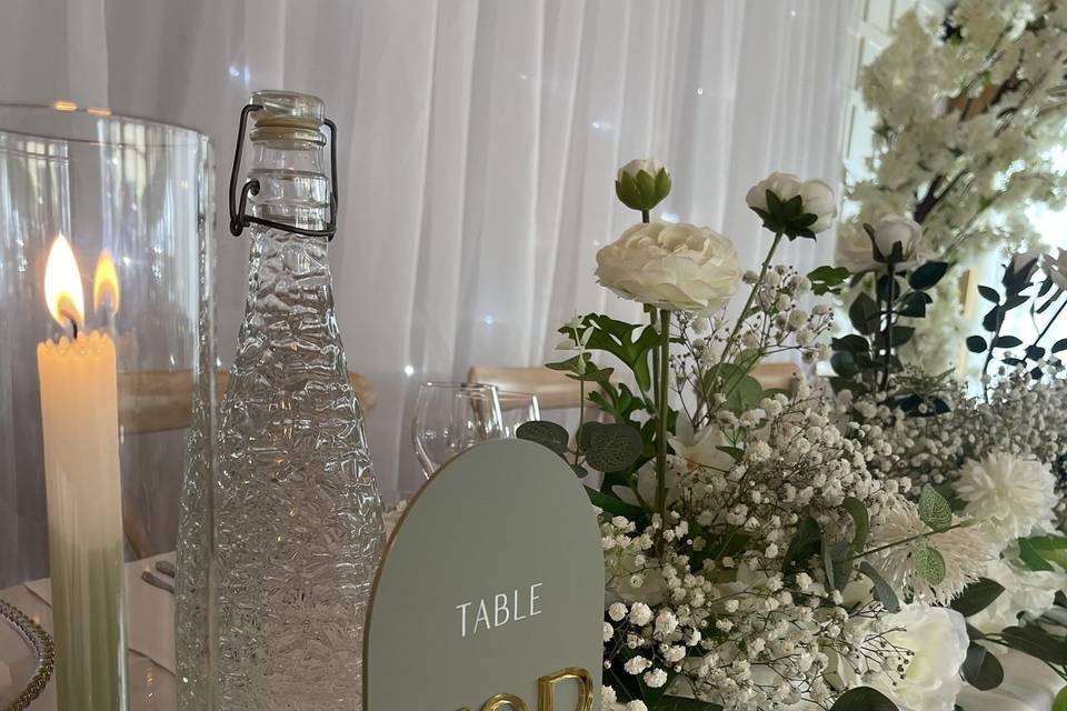 Top table decor