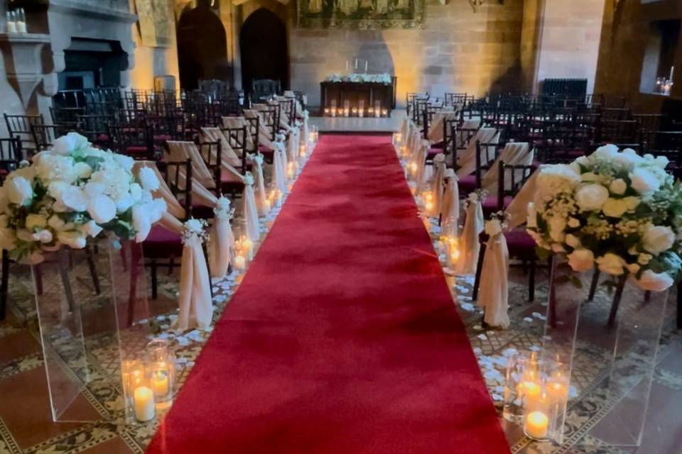 Peckforton Castle Aisle